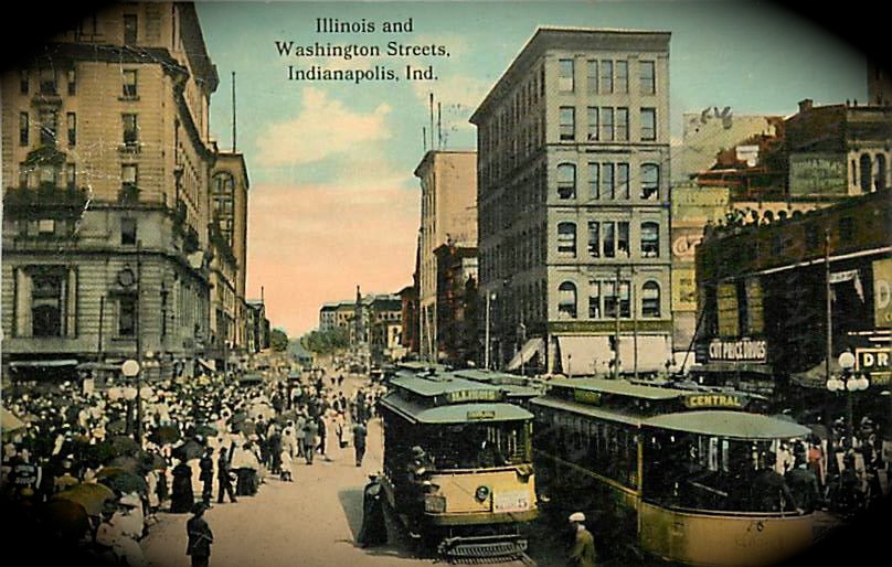 Illinois and Washington Streets Scene